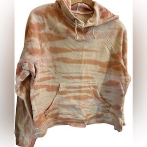 MOTHER Tie Dye Hooded Sweatshirt